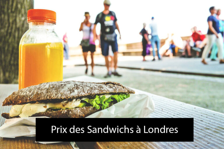 Prix des Sandwichs à Londres