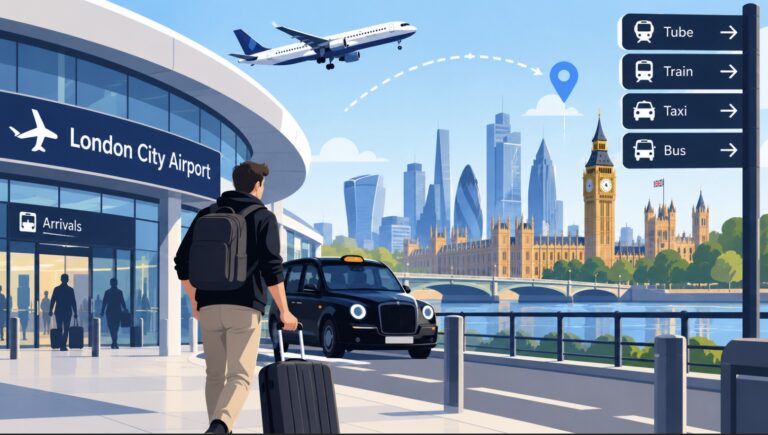 Transfert London City Airport : rejoindre Londres facilement