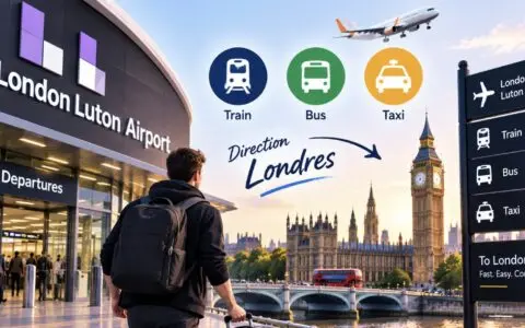 Transfert Luton Londres : train, bus ou taxi ?